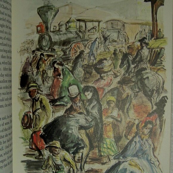 GONE With The WIND by Margaret Mitchell Easton Press Leather As New 1996 - Picture 8 of 12